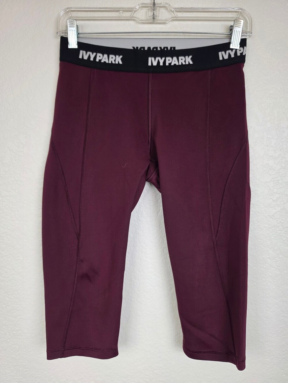 IVY PARK Women's Medium Burgundy Athletic Leggings